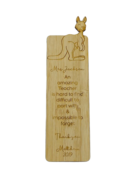 Bookmark teacher gift - Kangaroo