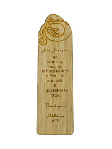 Bookmark teacher gift - Snake
