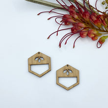 Load image into Gallery viewer, Timber Earring Blanks - Hexagon 2