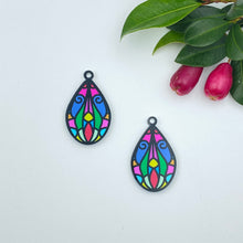 Load image into Gallery viewer, Suncatcher Acrylic Earring Blank - Design 8