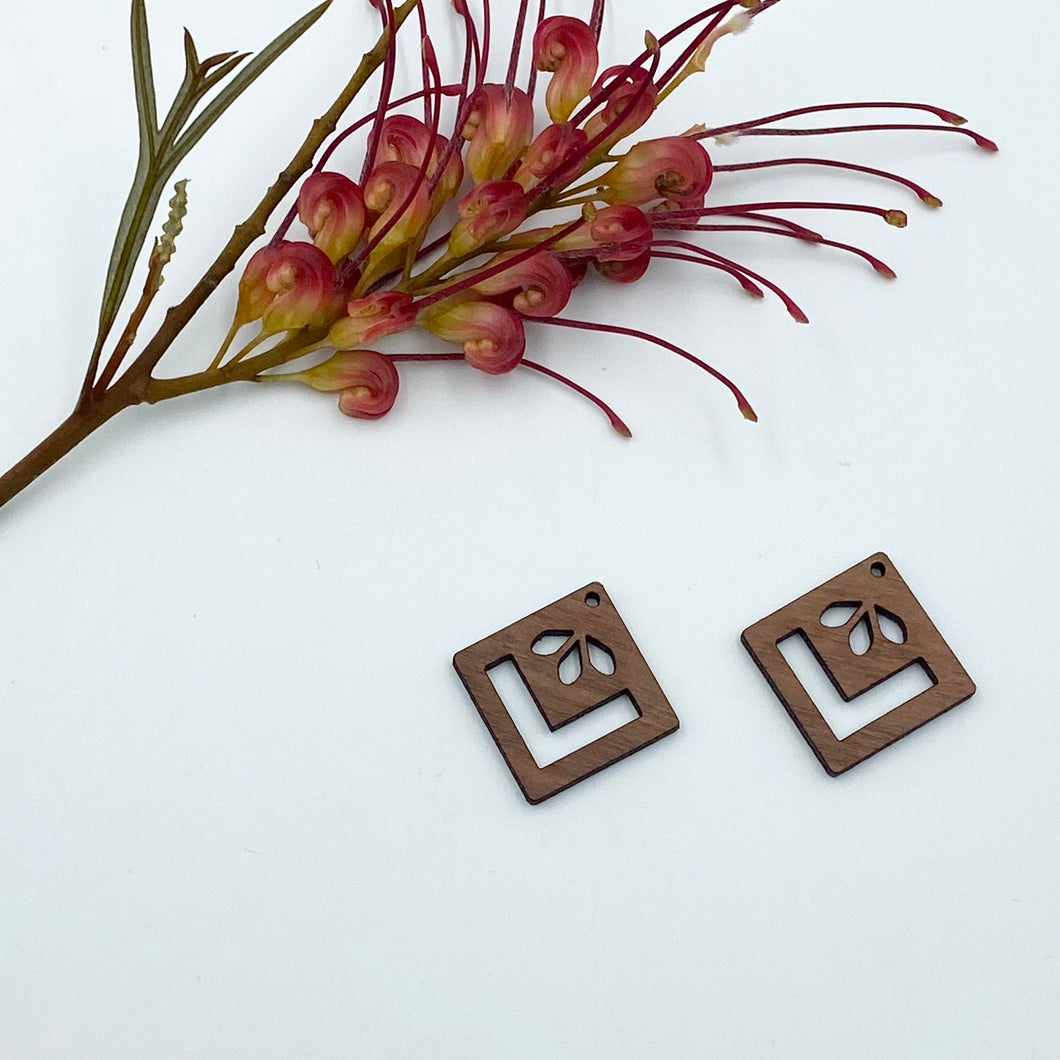 Timber Earring Blanks - Diamond 2