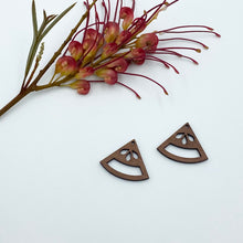 Load image into Gallery viewer, Timber Earring Blanks - Fan 3