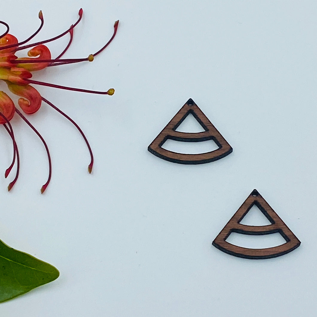 Timber Earring Blanks - Fan 1