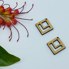 Load image into Gallery viewer, Timber Earring Blanks - Diamond 1