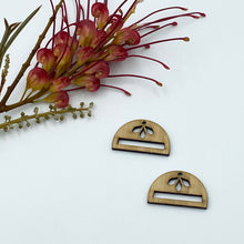 Load image into Gallery viewer, Timber Earring Blanks - Half Circle 3