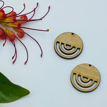 Load image into Gallery viewer, Timber Earring Blanks - Circle 2