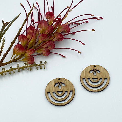 Timber Earring Blanks - Circle 5