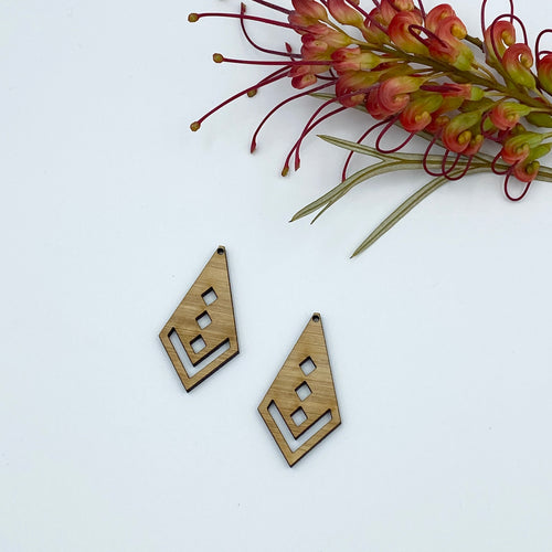 Timber Earring Blanks - Kite 3