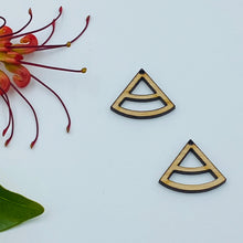 Load image into Gallery viewer, Timber Earring Blanks - Fan 1