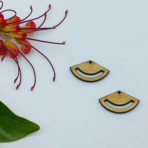 Timber Earring Blanks - Fan 2