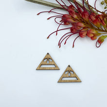 Load image into Gallery viewer, Timber Earring Blanks - Triangle 2