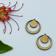 Load image into Gallery viewer, Timber Earring Blanks - Circle 4