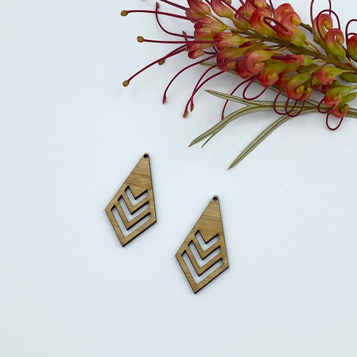 Timber Earring Blanks - Kite 1